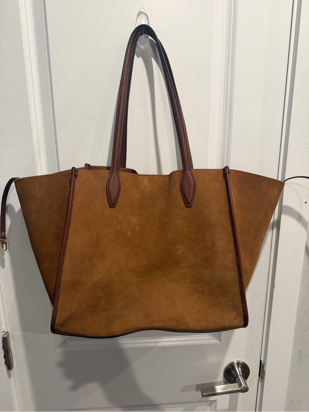 Madewell Lexington Oversized Suede Tote.